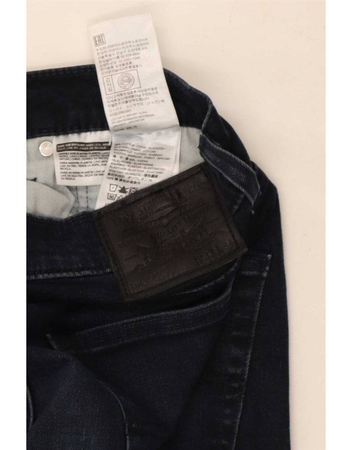 Levi's Uomo 502 Jeans affusolati W33 L34 Cotone blu navy