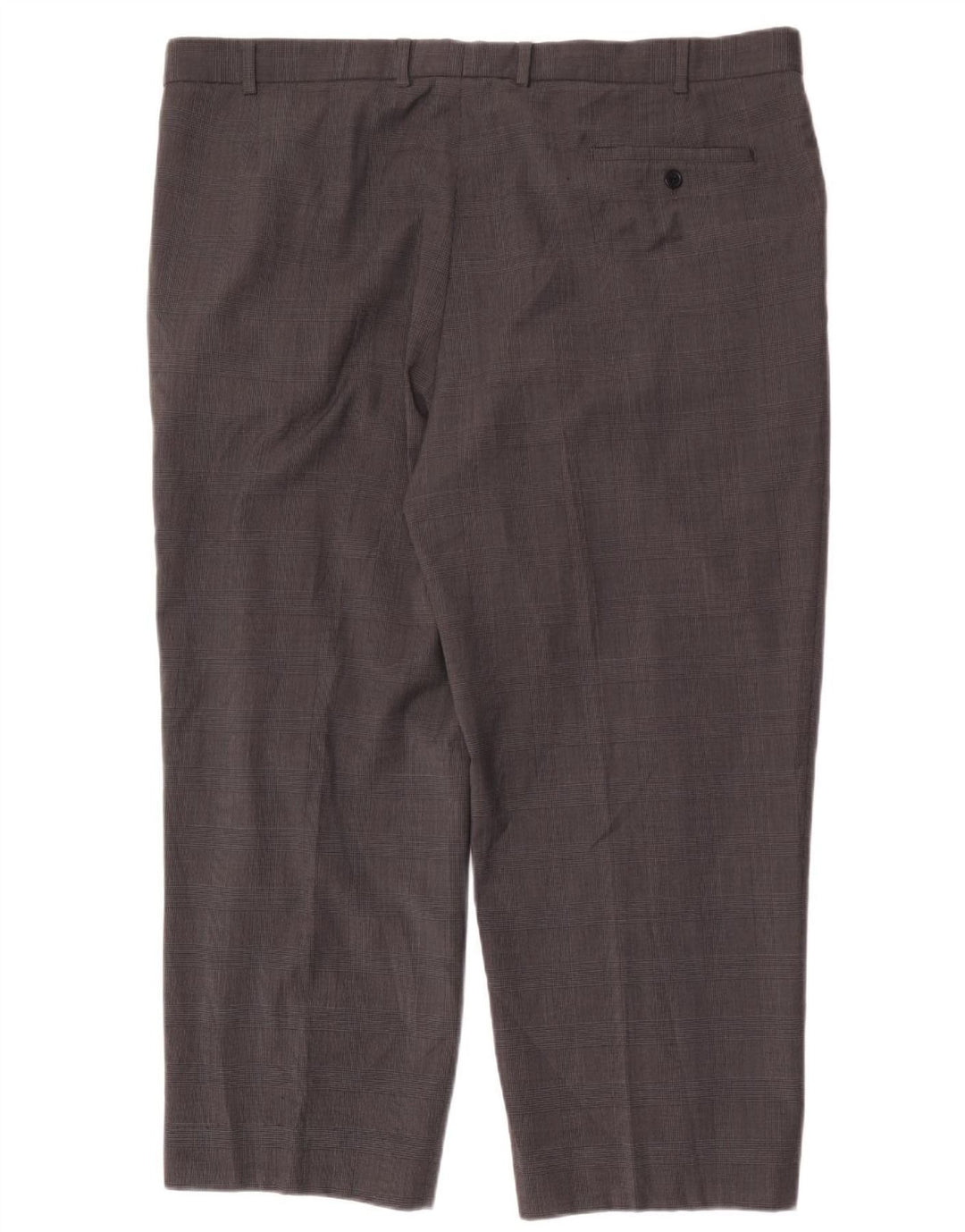 Pantaloni da abito corto sartoriale da uomo Marks & Spencer W42 L26 Blu navy