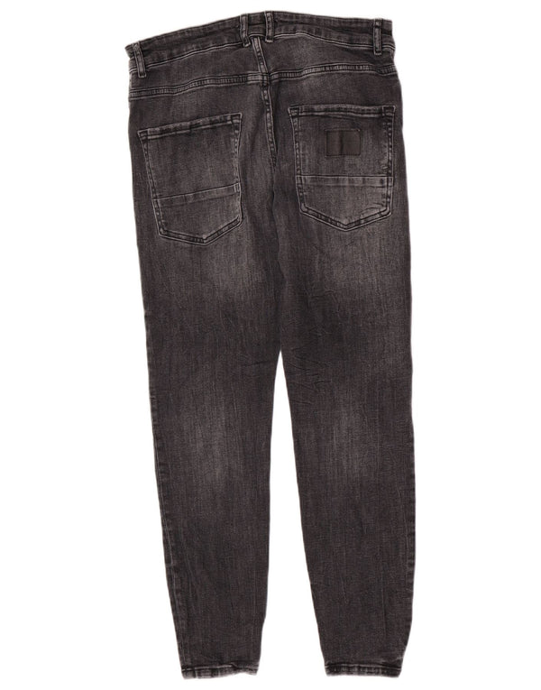 Jeans skinny da uomo Zara EU 44 Large W34 L26 Cotone grigio