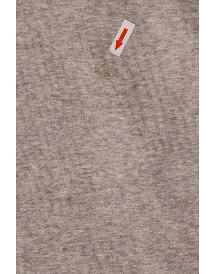 Felpa grafica da donna Puma Jumper UK 12 Cotone grigio medio