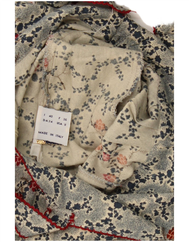 Vestito estivo da donna Selene US 8 Blu medio floreale
