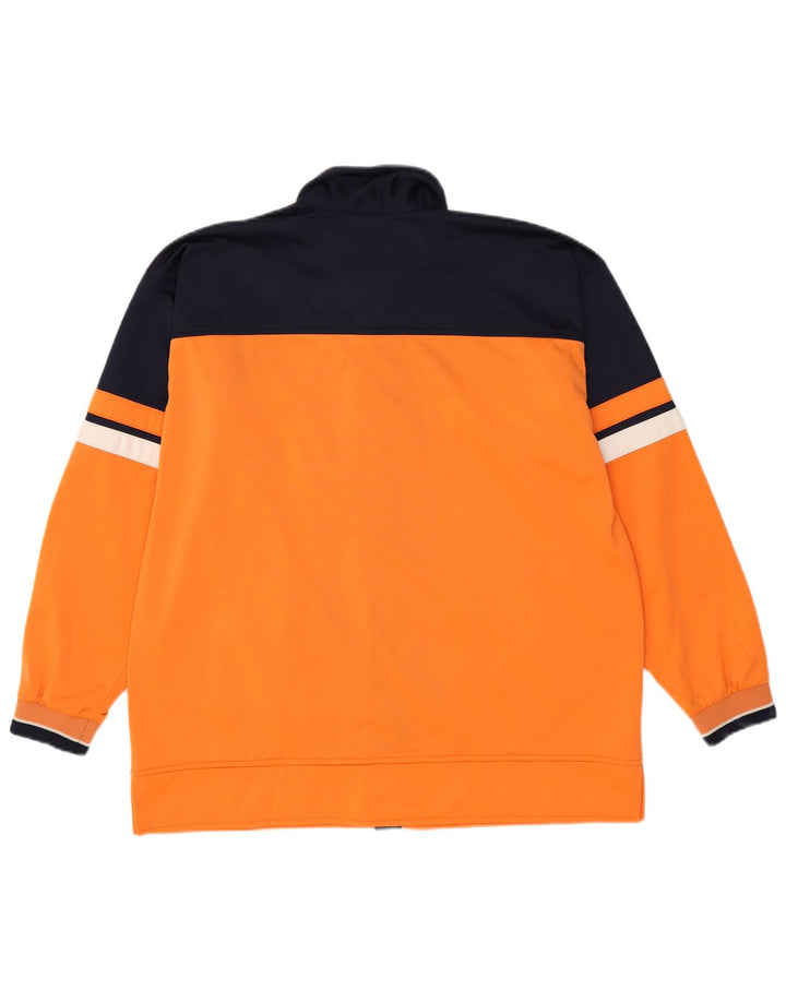Giacca da tuta da uomo Champion, grande, in poliestere color block arancione