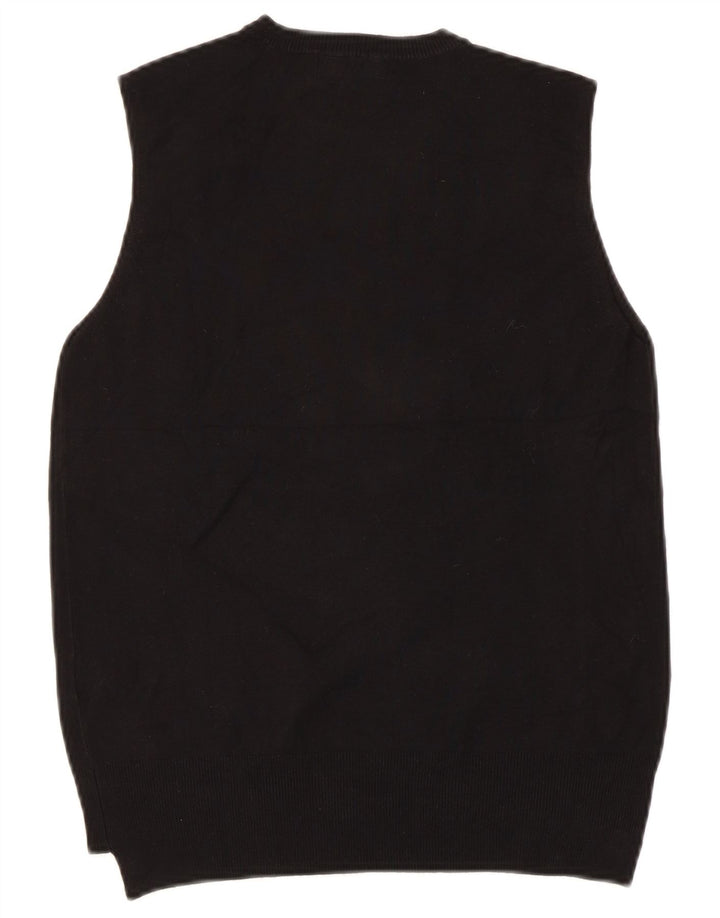 Canotta canotta da donna Zara UK 14 grande viscosa nera