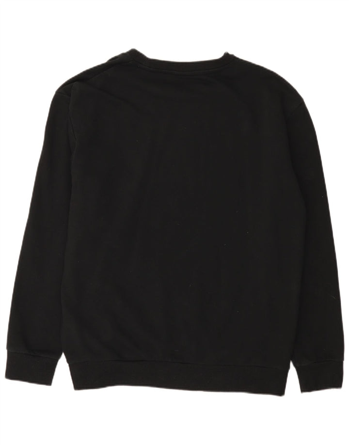 Felpa da uomo Fila Maglione grande cotone nero