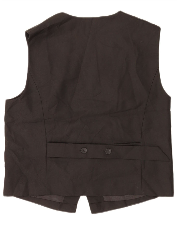 Gilet da donna Zara UK 14 poliestere nero medio