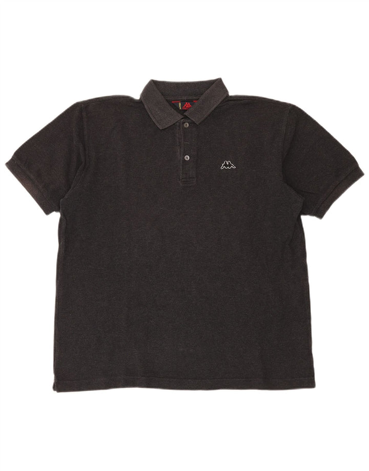Polo Uomo KAPPA in cotone Grigio Medio