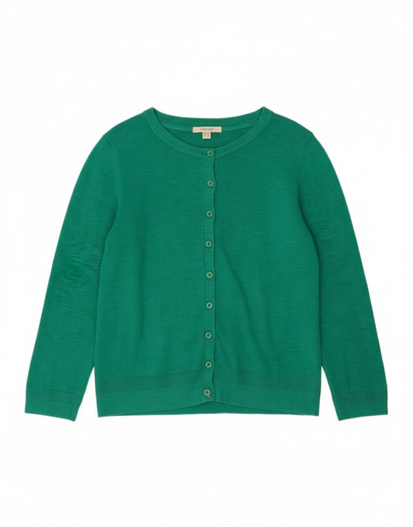 Maglione cardigan da donna White Stuff UK 12 Cotone verde medio