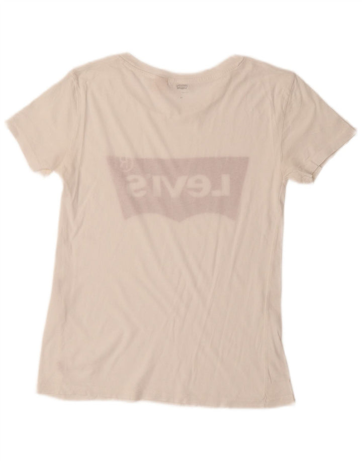 LEVI'S Mens Graphic T-Shirt Top XS White