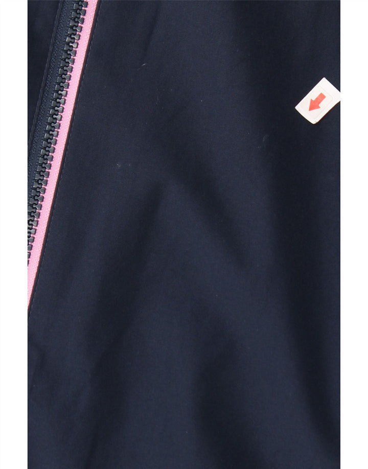 Giacca antipioggia con cappuccio per ragazze Jack Wolfskin 14-15 anni in poliestere blu navy