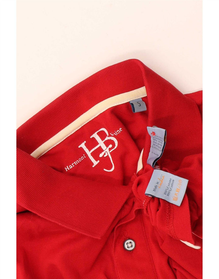 Polo da uomo Harmont & Blaine piccola in cotone rosso
