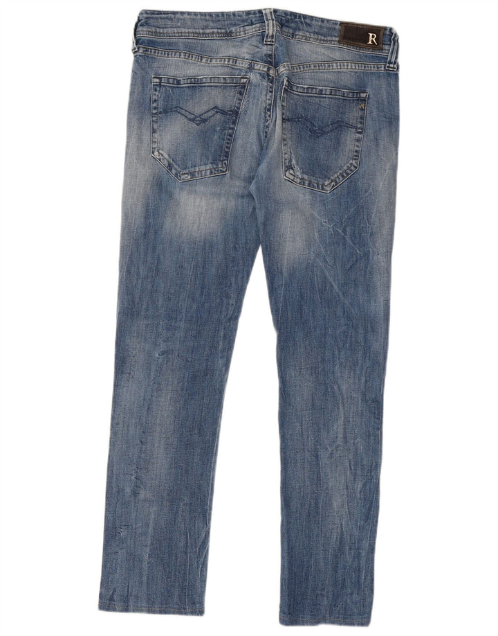 REPLAY Jeans slim effetto consumato da donna W32 L29 Blu
