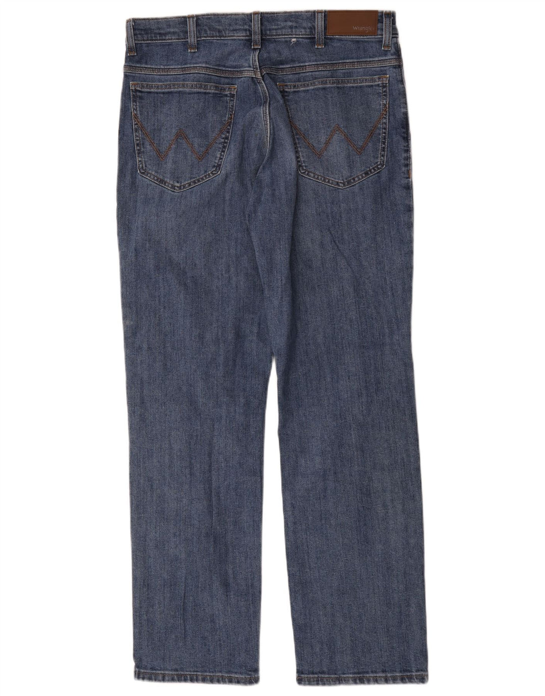 Jeans dritti da uomo Wrangler W35 L32 cotone blu