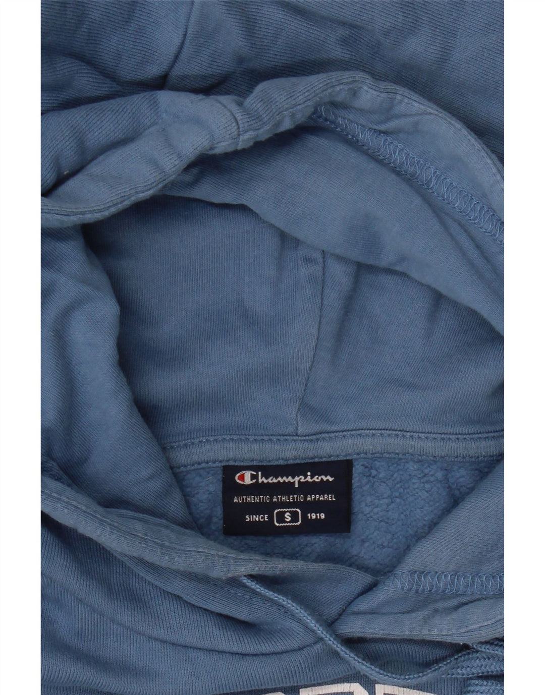 CHAMPION Maglione oversize con cappuccio da donna della Duke University UK 10 piccolo blu