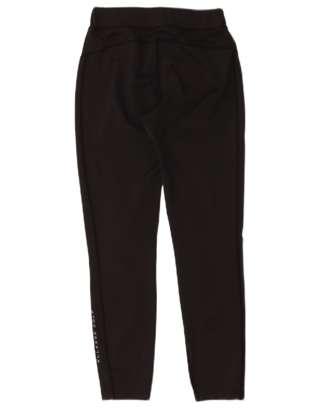Leggings corti con grafica da donna Ellesse UK 8 piccoli poliestere nero