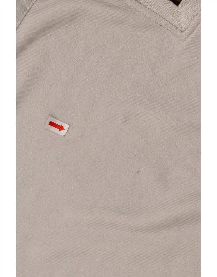 T-shirt da uomo NIKE Top XL in cotone color block grigio