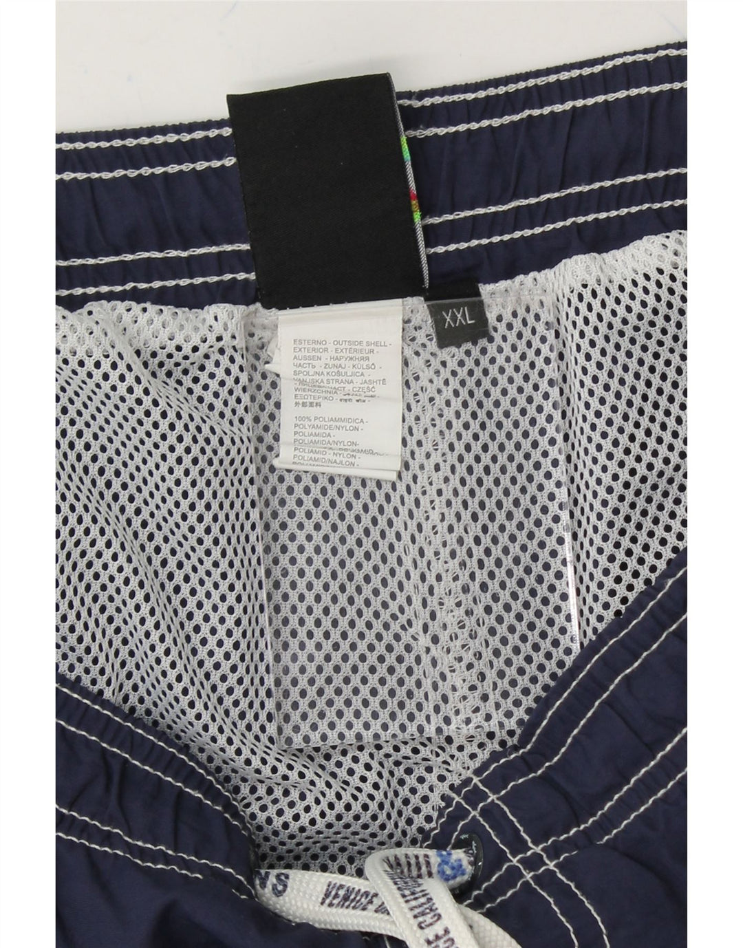 MAUI AND SONS Mens Swimming Shorts 2XL Navy Blue Polyamide Vintage Maui and Sons and Second-Hand Maui and Sons from Messina Hembry 