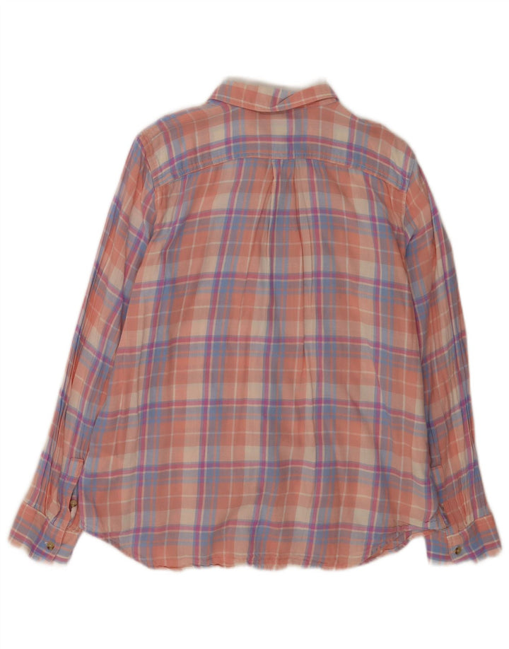 Camicia in flanella da donna Chaps UK 16 cotone a quadri rosa grande
