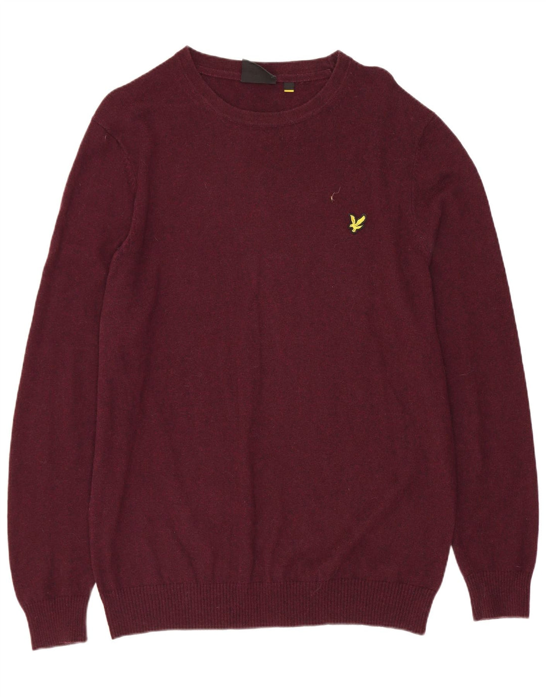 LYLE & SCOTT Maglione girocollo da uomo in cotone grande marrone
