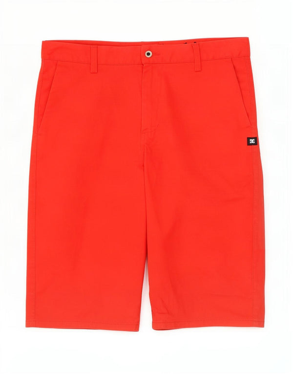 Bermuda da uomo DC W28 piccolo in cotone rosso