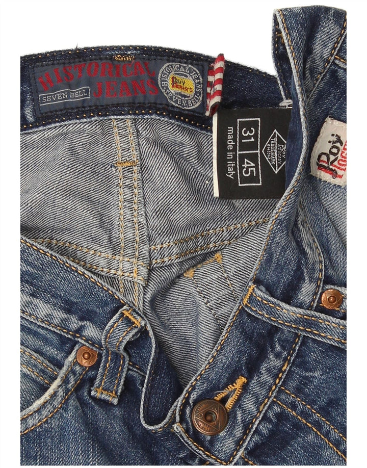 Jeans dritti da uomo Roy Rogers IT 45 piccoli W31 L34 blu