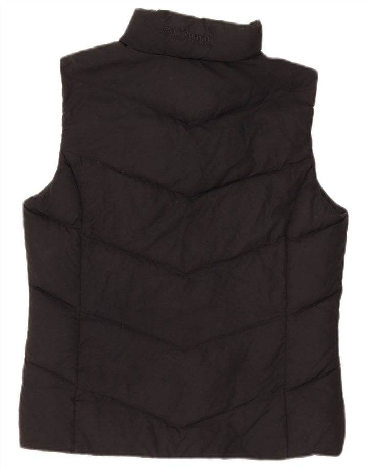 Gilet imbottito oversize da donna Columbia UK 10 piccolo poliestere nero