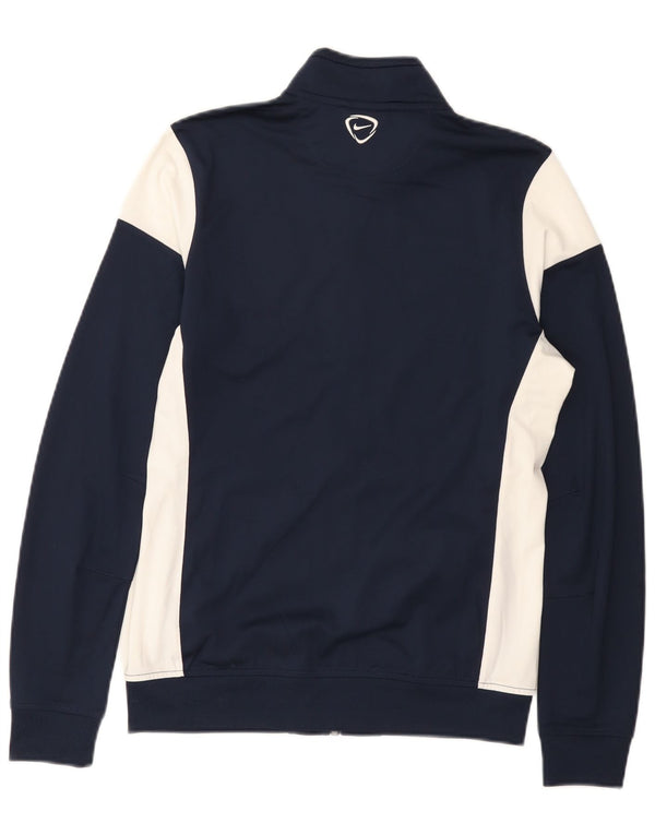 Giacca da tuta Nike Dri Fit da uomo, color block medio blu navy