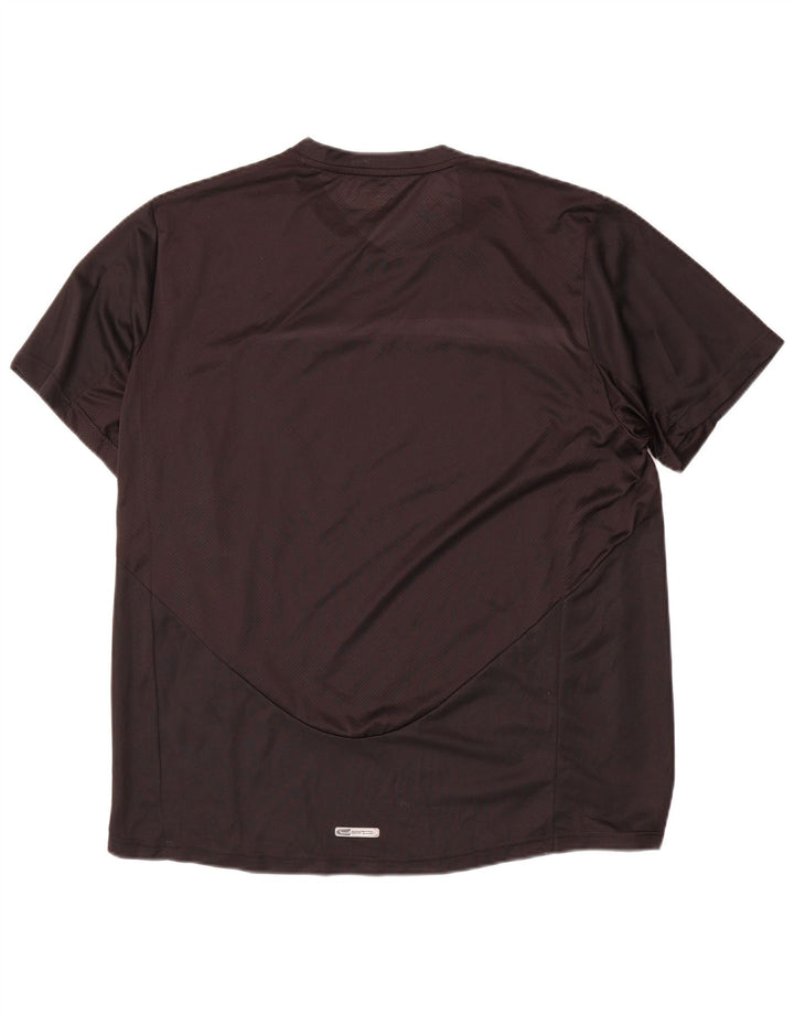 T-shirt da uomo Puma Top Large nera color block