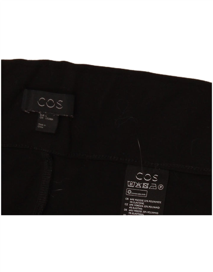 Cos Leggings da donna UK 16 Large in viscosa nera