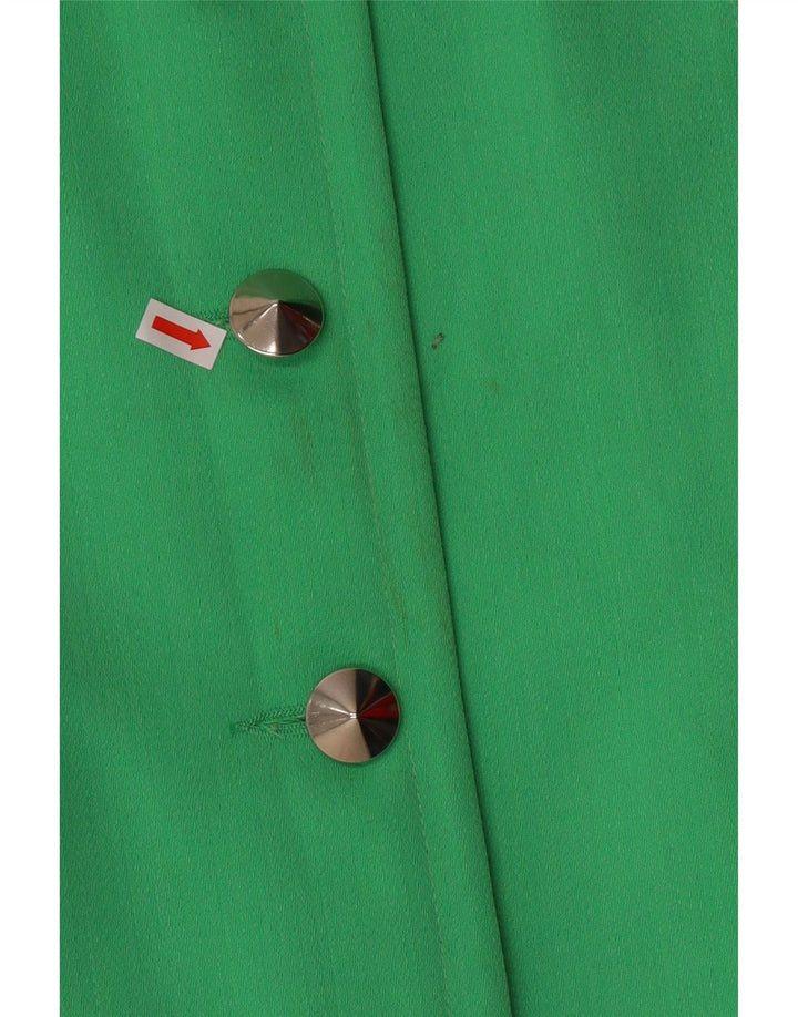 Giacca blazer da donna a 5 bottoni Michael H. UK 14 verde medio classico