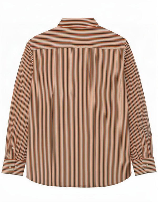 Camicia Uomo Massimo Dutti 2XL Cotone Gessato Multicolore