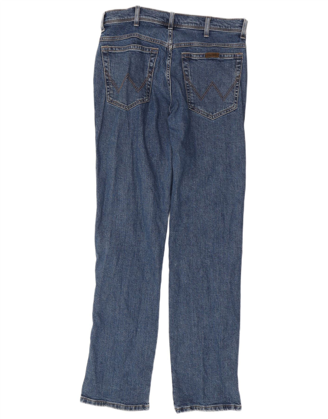 Jeans dritti da uomo vestibilità regolare WRANGLER W33 L34 cotone blu