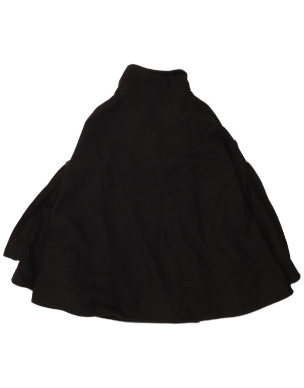 Cappotto a mantella doppiopetto da donna Zara UK 16 grande nero