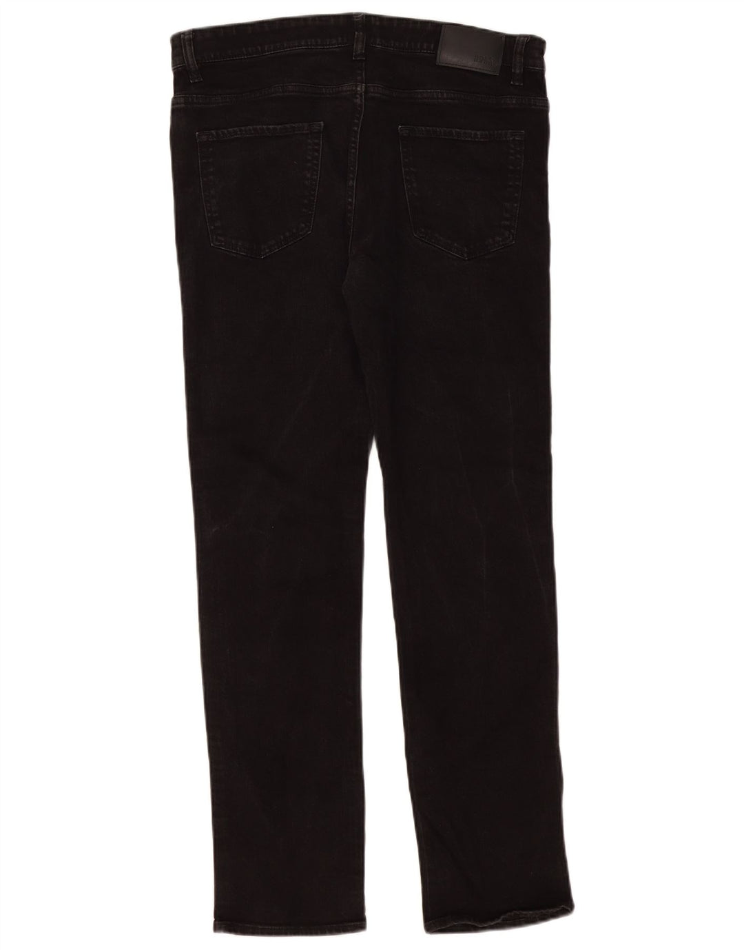 Jeans dritti da uomo Hugo Boss W34 L32 cotone nero