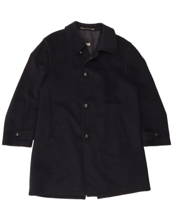 Cappotto da uomo LORD IT 50 Large in lana blu navy