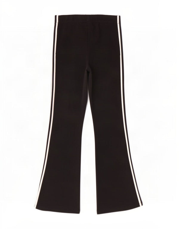 Pantaloni da tuta da donna Adidas Flare UK 12 Medium Nero Poliestere