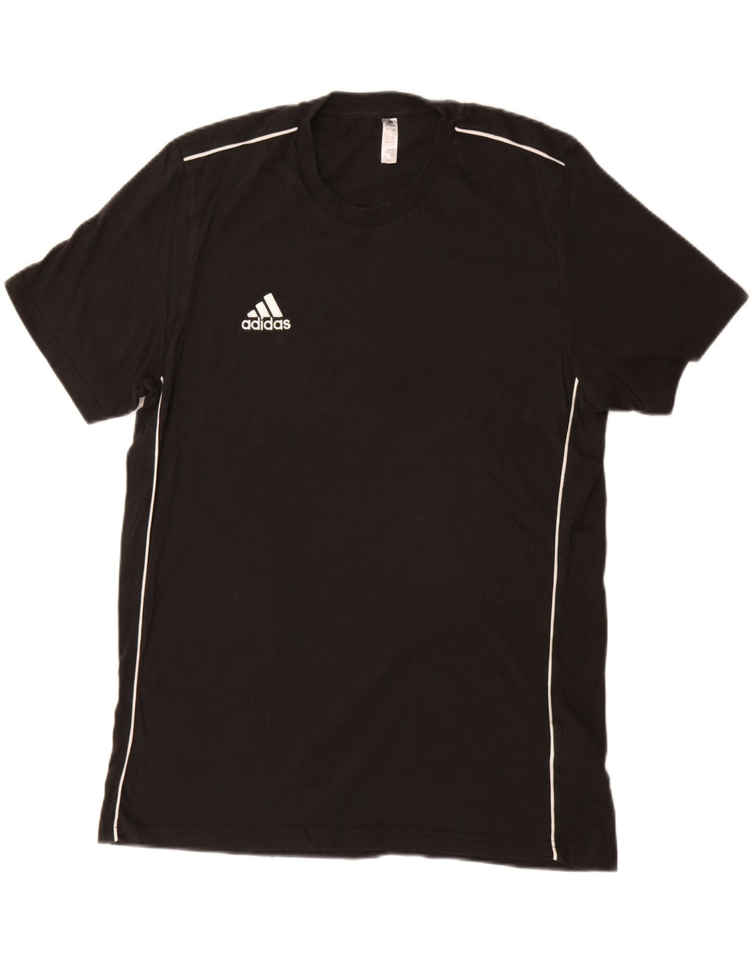 T-shirt da uomo ADIDAS Top grande in cotone nero