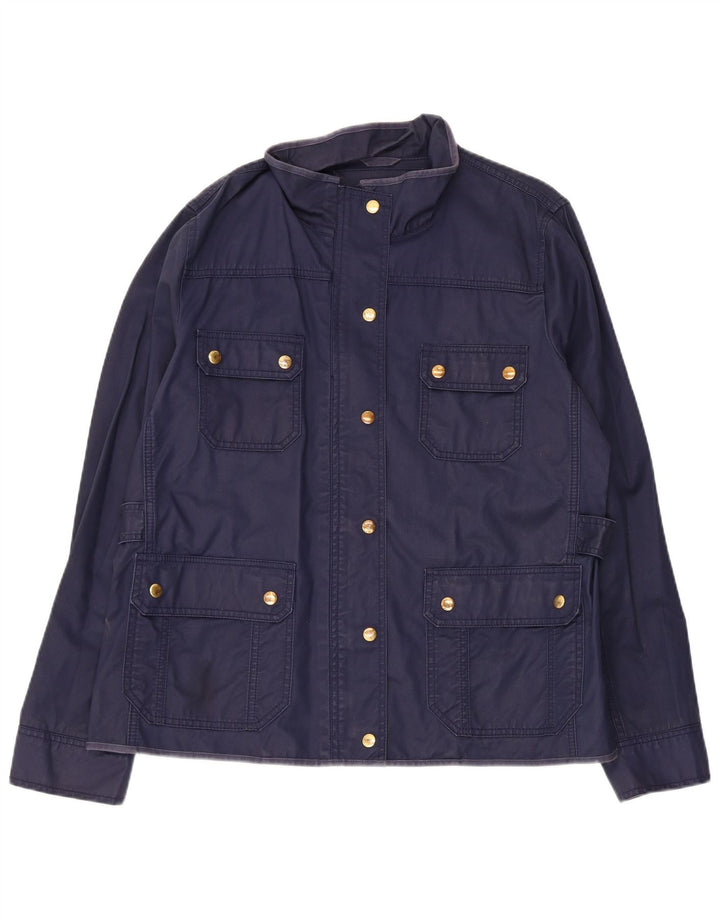 Giacca utility da donna J. Crew UK 18 XL cotone blu navy