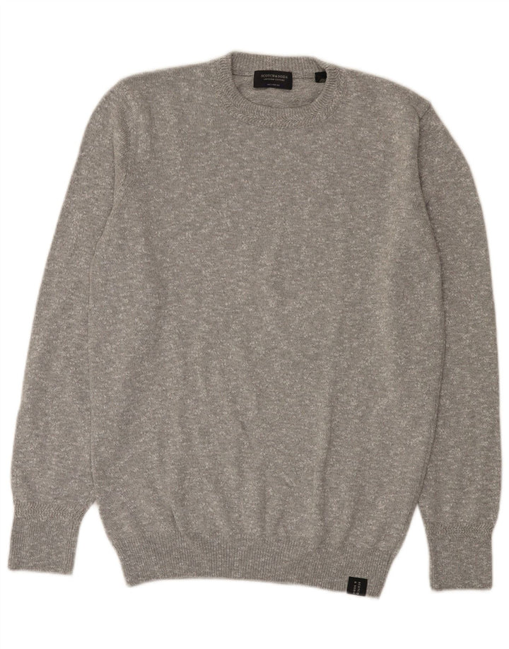 Maglione maglione girocollo da uomo Scotch & Soda grande grigio screziato