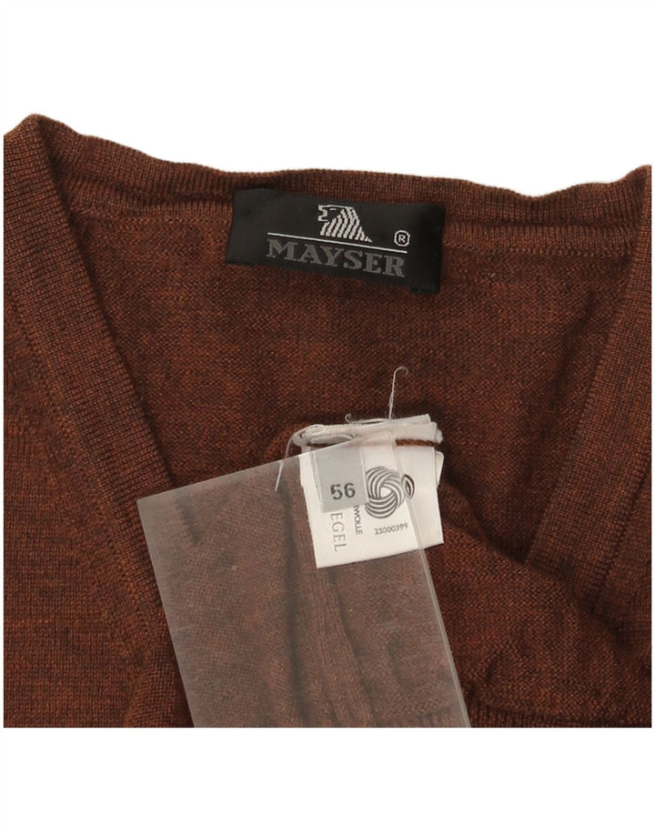 Canotta da uomo MAYSER IT 56 XL Marrone Lana