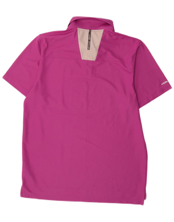 Polo Under Armour da uomo Heat Gear, grande, in poliestere viola