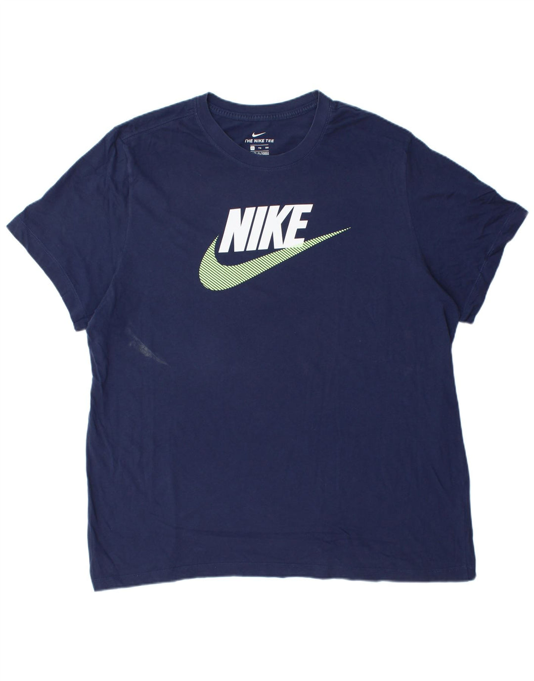 T-shirt grafica da uomo Nike Top 2XL cotone blu navy
