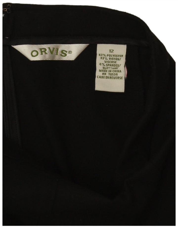 Gonna a tromba da donna Orvis US 12 Medium W28 Poliestere nero