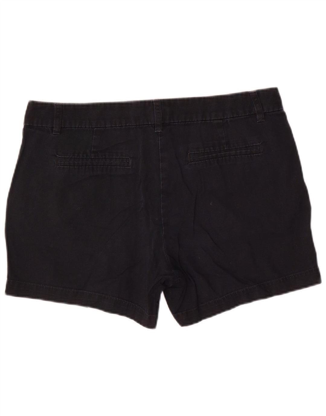 Pantaloncini chino da donna J. Crew US 10 Large W34 cotone nero