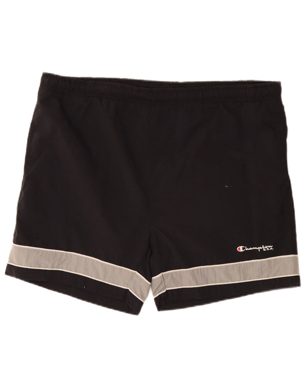 Pantaloncini da bagno da uomo CHAMPION XL Nero Colourblock