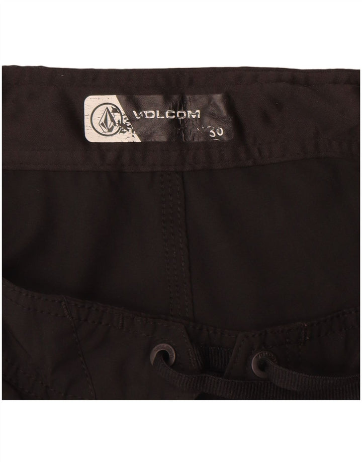 Pantaloncini da bagno da uomo Volcom medi neri