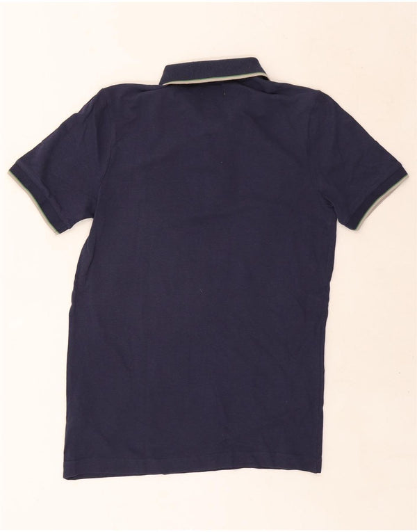 Polo Kappa Uomo Media Cotone Blu Navy