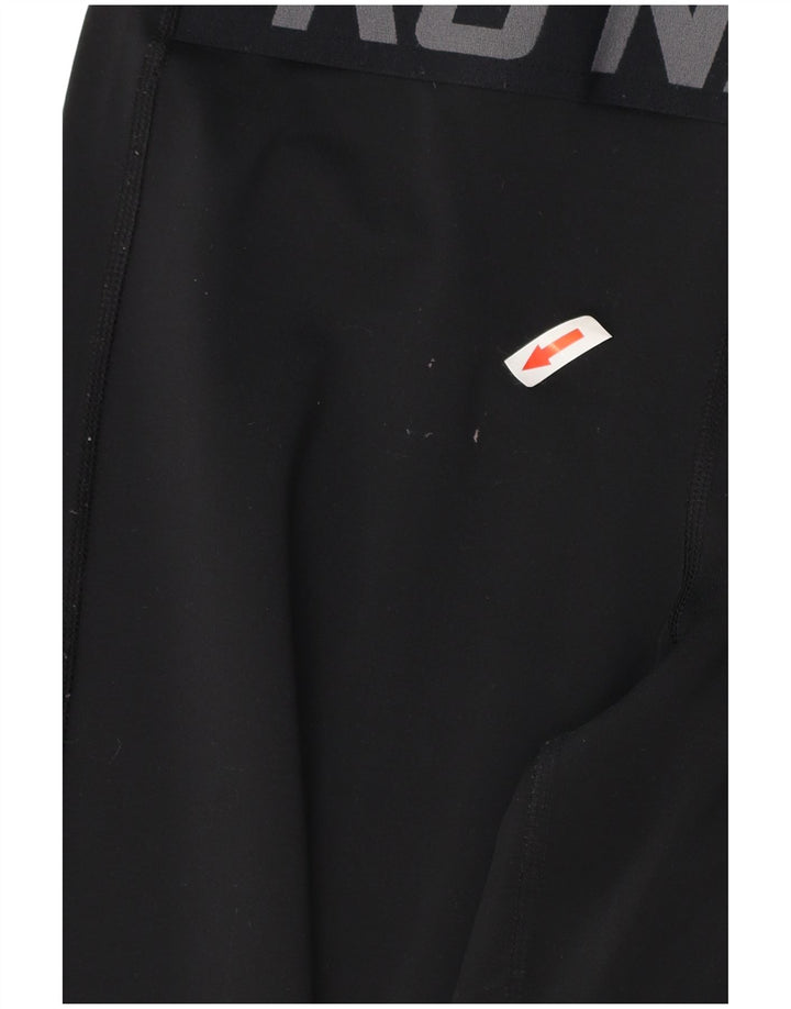 Leggings grafici NIKE Dri Fit da donna UK 12 medio nero poliestere