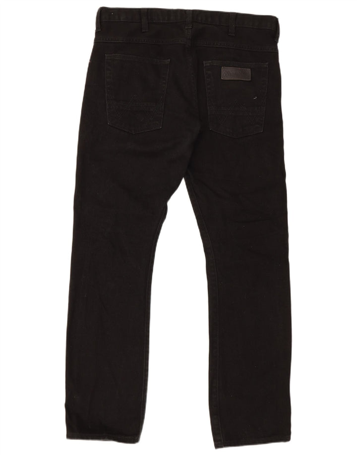 Jeans dritti slim da uomo Wrangler Spencer W34 L32 neri
