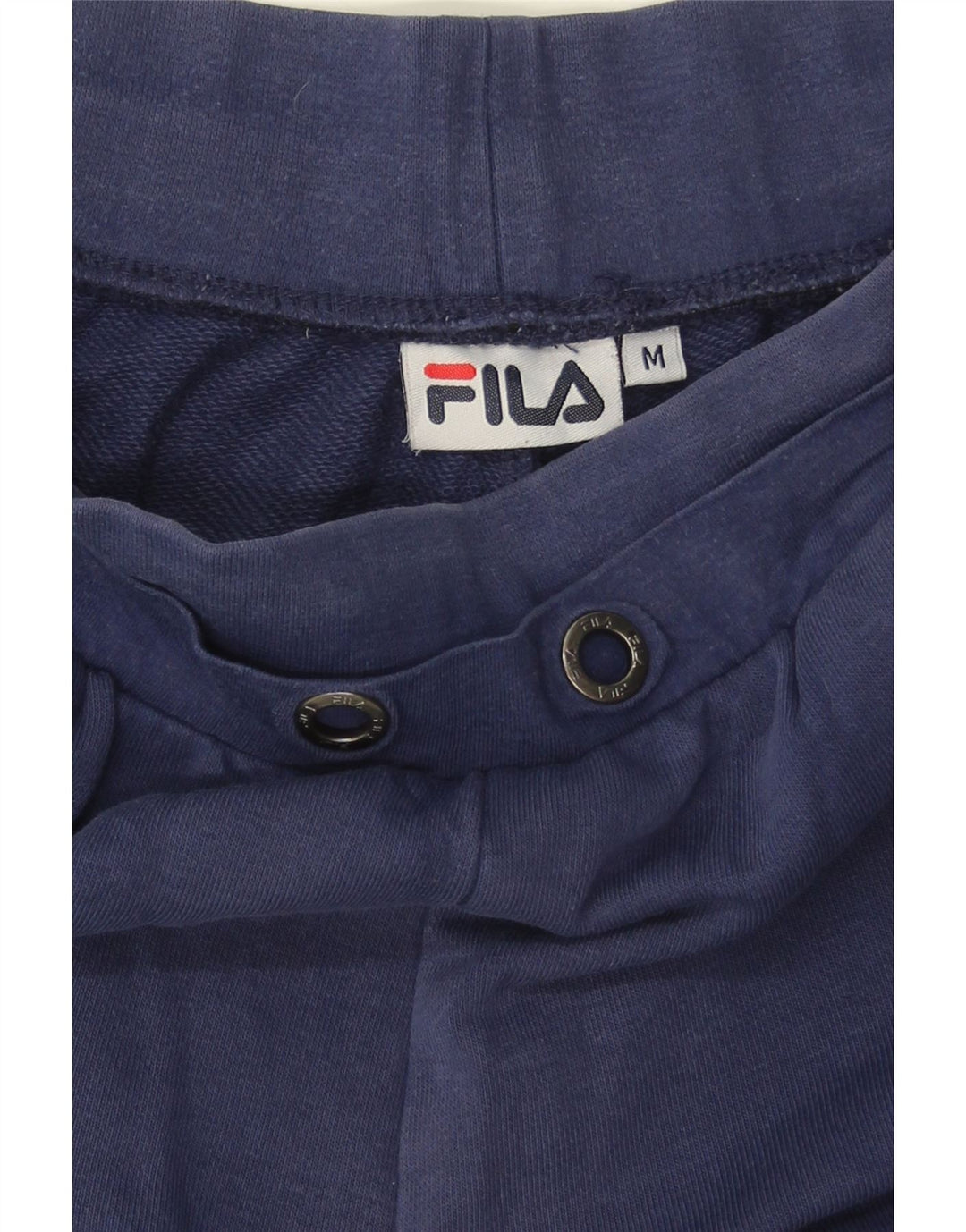 FILA Mens Tracksuit Trousers Joggers Medium  Navy Blue Cotton Vintage Fila and Second-Hand Fila from Messina Hembry 