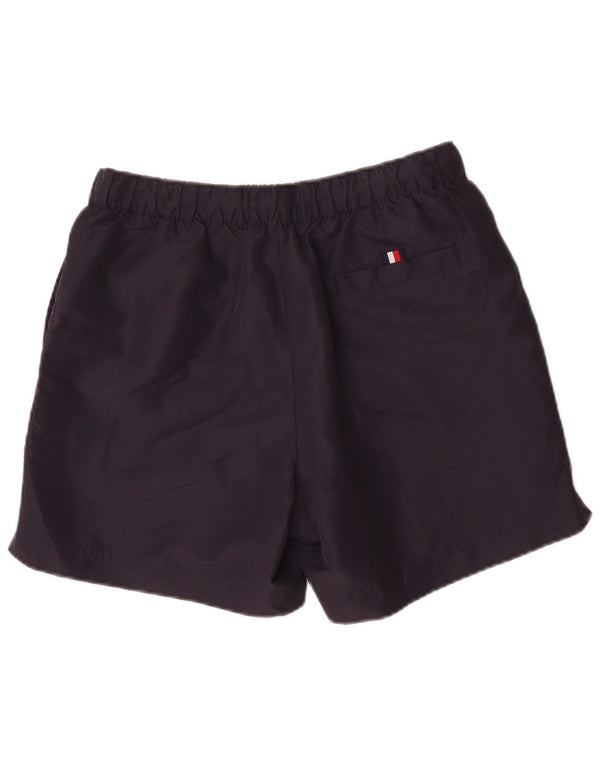 Pantaloncini da bagno grafici da uomo Tommy Hilfiger piccoli blu navy